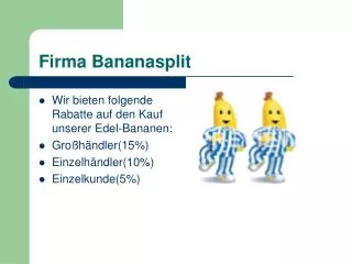 firma bananasplit