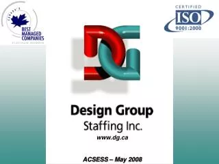 dg ACSESS – May 2008