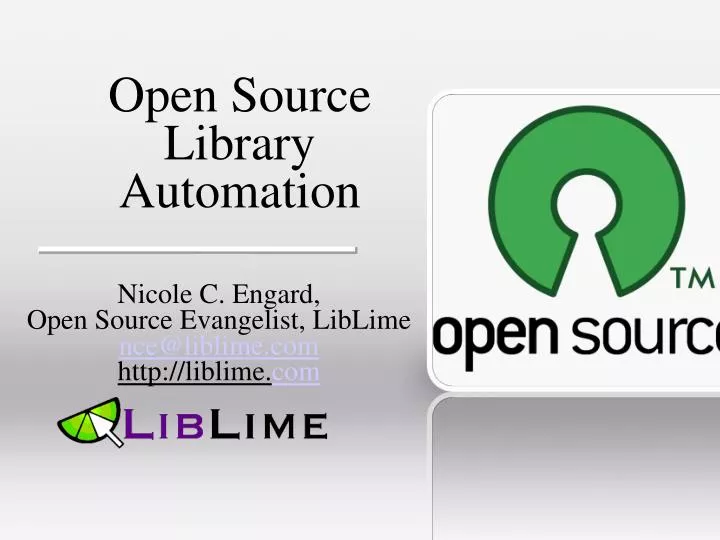 open source library automation
