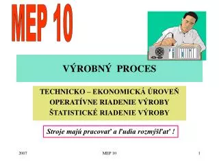 v robn proces