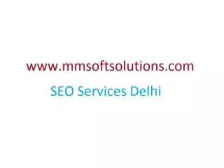 SEO Services in Delhi @ 09818-871-429