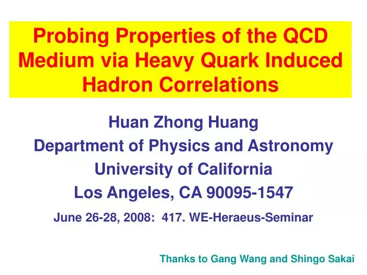 probing properties of the qcd medium via heavy quark induced hadron correlations