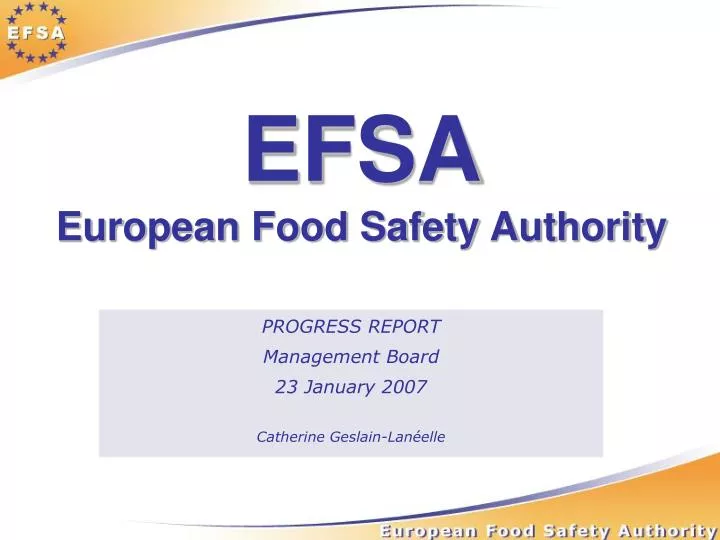 efsa european food safety authority