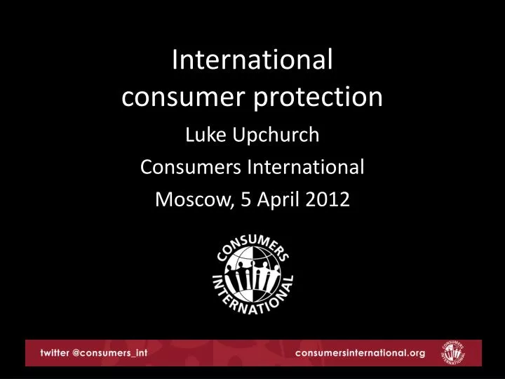 international consumer protection