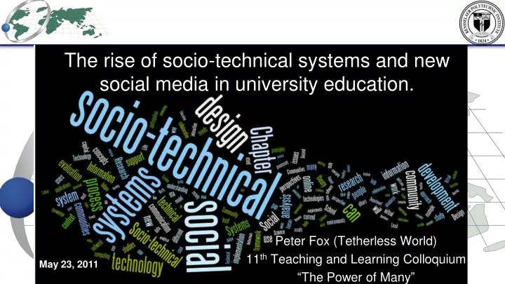 the rise of socio technical systems and new social media in university education