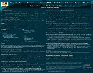 Interpersonal Stressors (Including Stigma,Discrimination , and Losses)