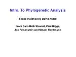 Intro. To Phylogenetic Analysis - slide 1