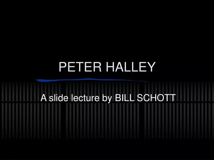 peter halley