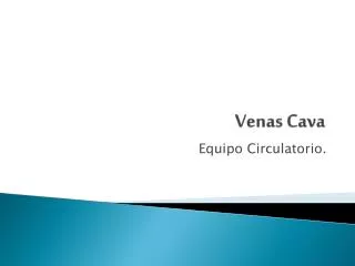 venas cava
