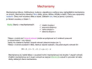 mechanismy