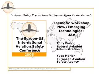 Thematic workshop New/Emerging technologies: UAV