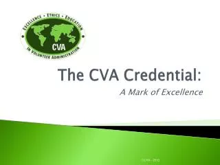 The CVA Credential: