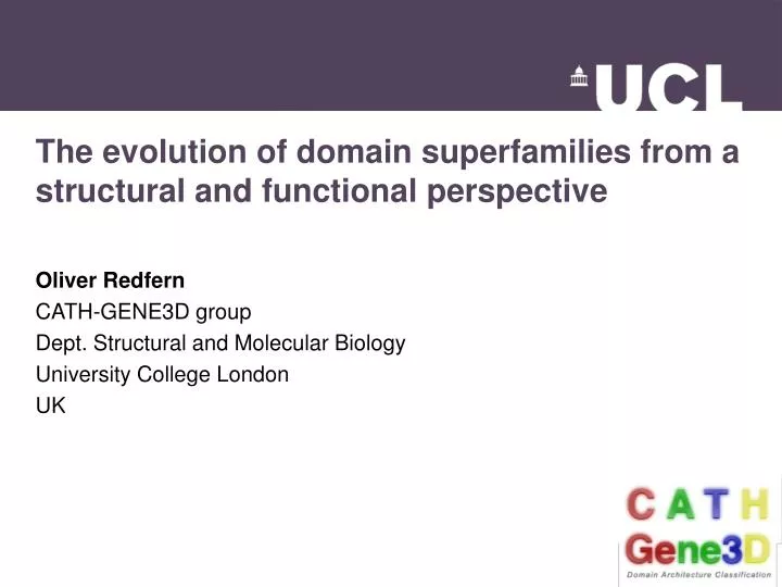 the evolution of domain superfamilies from a structural and functional perspective