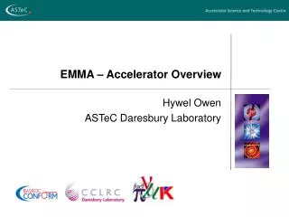 EMMA – Accelerator Overview