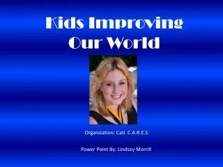 Kids Improving Our World