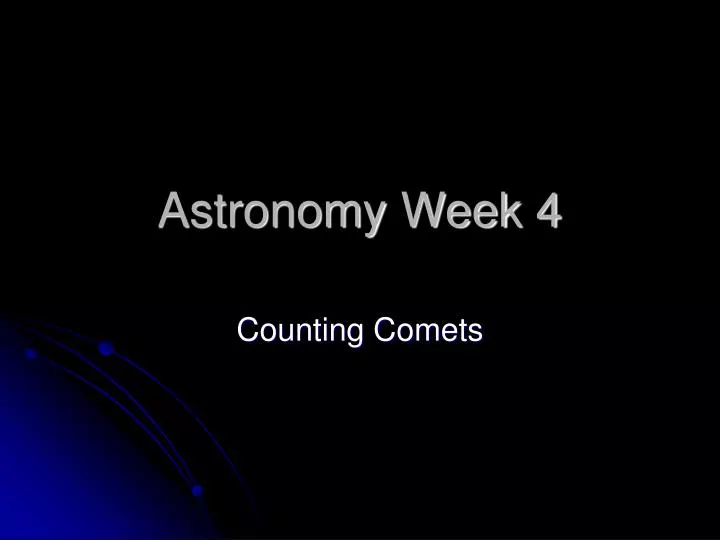 astronomy week 4