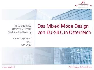 das mixed mode design von eu silc in sterreich