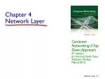 Chapter 4 Network Layer - slide 1