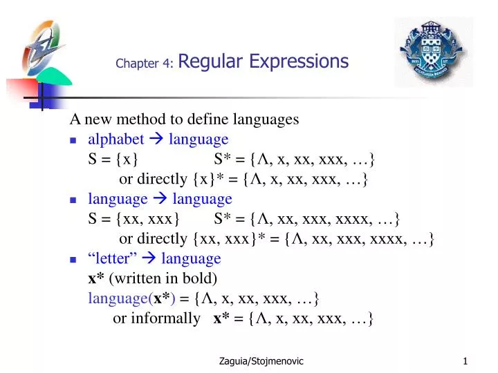 chapter 4 regular expressions