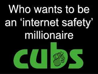 Who wants to be an â€˜internet safetyâ€™ millionaire