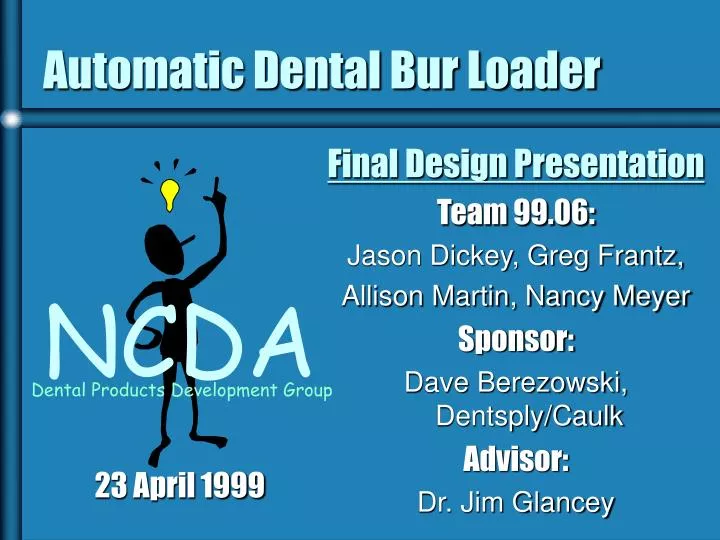 automatic dental bur loader