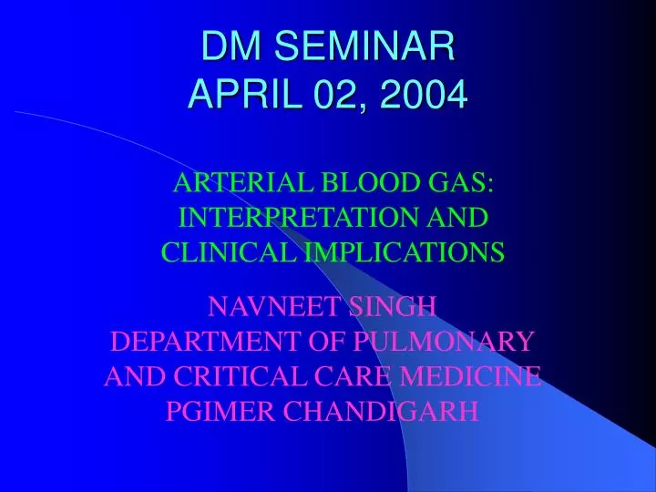 dm seminar april 02 2004