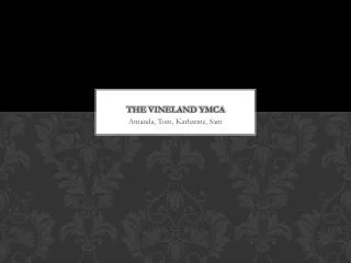 THE vineland YMCA