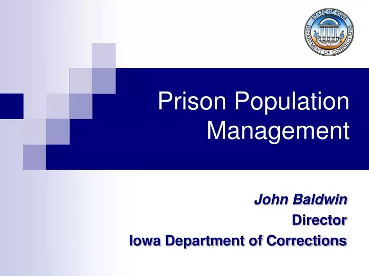 prison population management