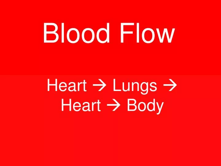 blood flow