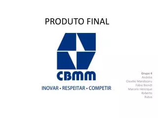 produto final
