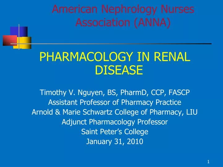 american nephrology nurses association anna