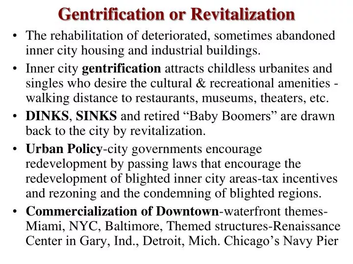 gentrification or revitalization