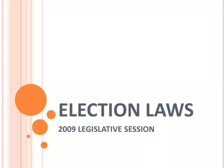 election laws