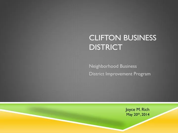clifton business district