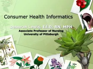 Consumer Health Informatics