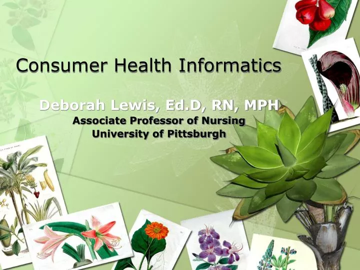consumer health informatics