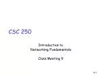 CSC 250 - slide 1