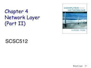 Chapter 4 Network Layer (Part II)