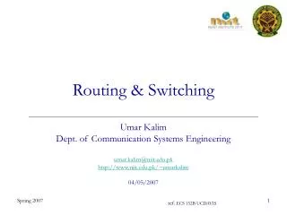 Routing &amp; Switching