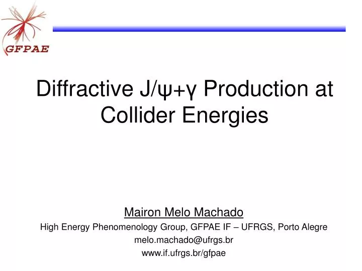 diffractive j production at collider energies
