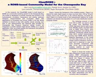 ChesROMS : a ROMS-based Community Model for the Chesapeake Bay