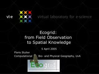 Ecogrid: from Field Observation to Spatial Knowledge