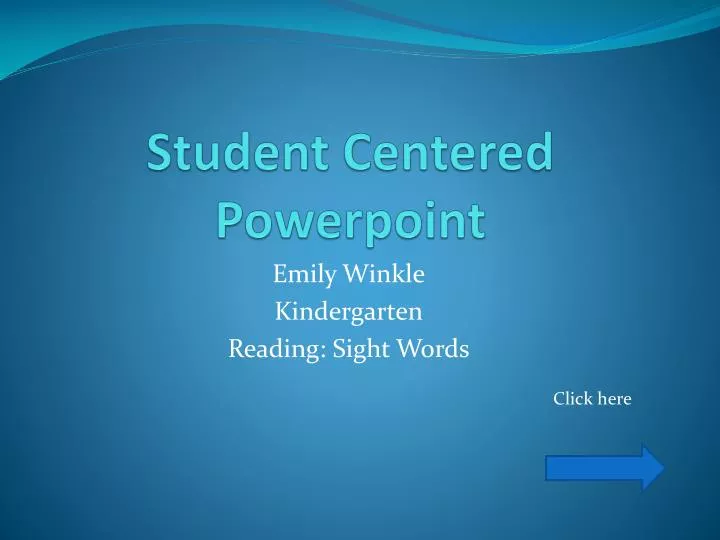 student centered powerpoint