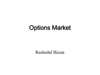 Options Market