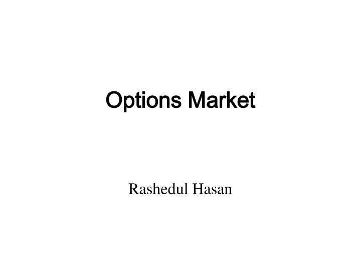 options market