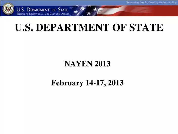 u s department of state