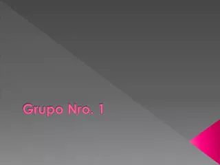grupo nro 1