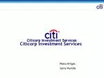 Citicorp Investment Services