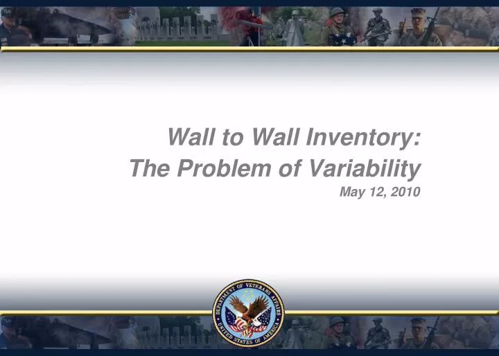 wall to wall inventory the problem of variability may 12 2010