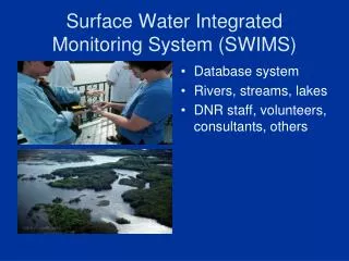 Surface Water Integrated Monitoring System (SWIMS)